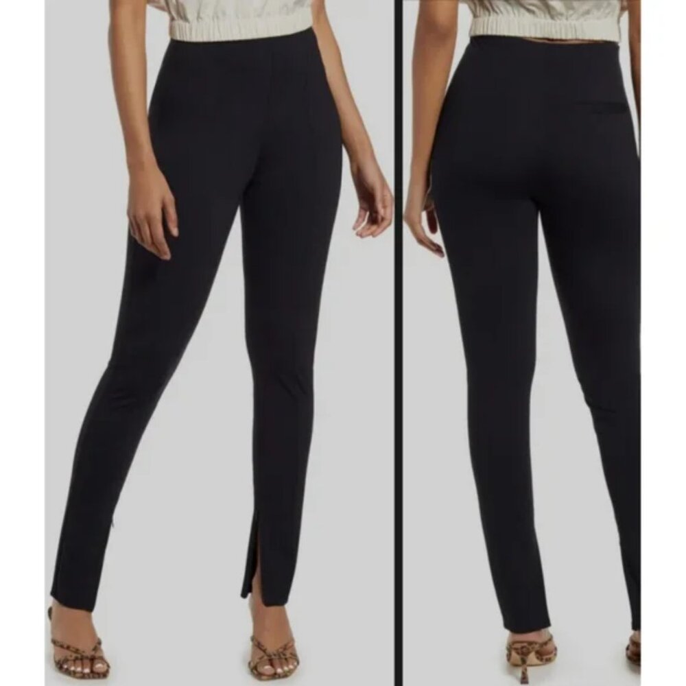 OPEN EDIT Split Hem Knit Pants Office Professional Work Pants